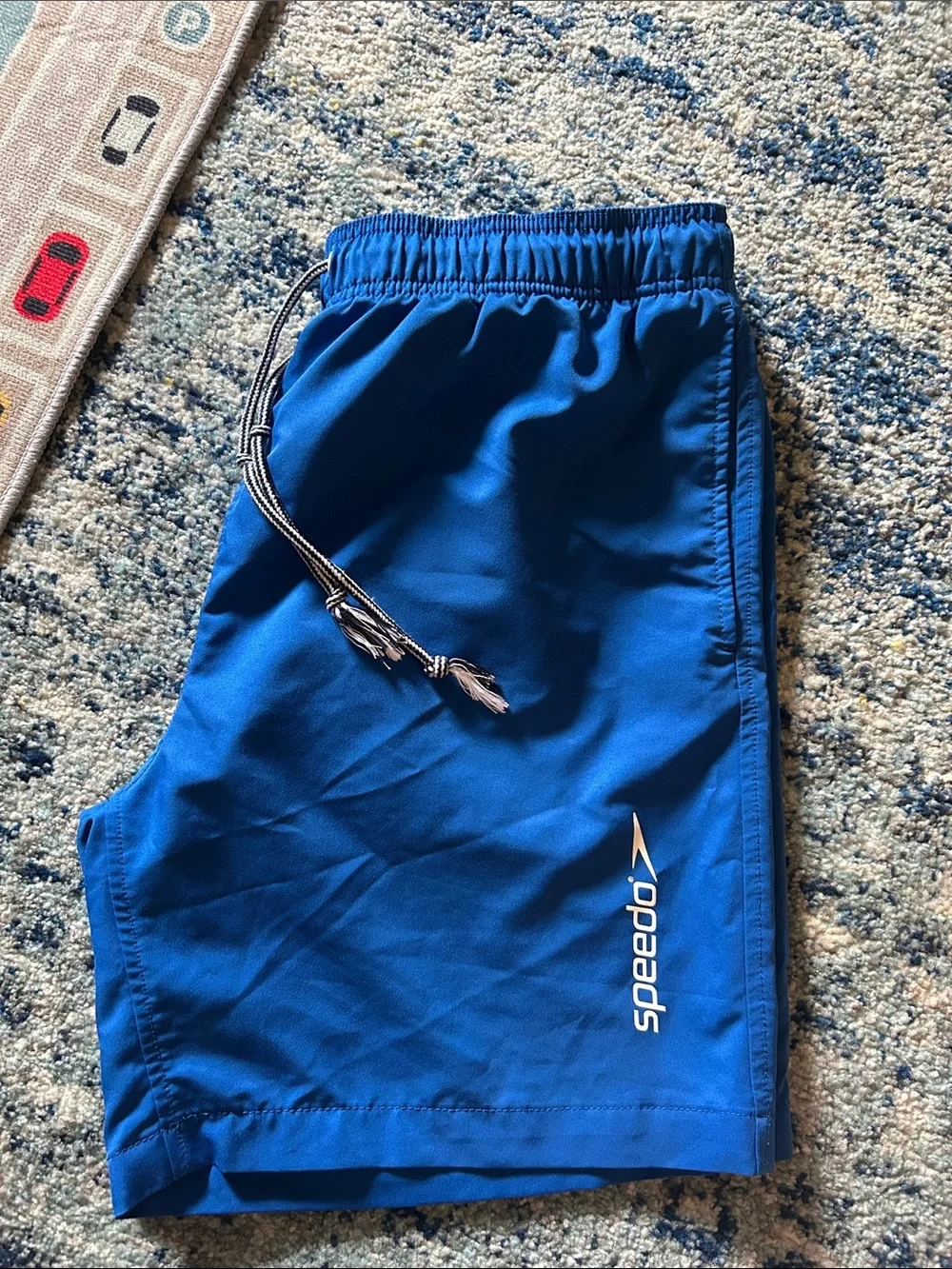 Speedo Men’s Royal Blue Swim Trunks with Drawstring